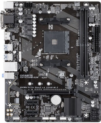 Материнская плата mATX GIGABYTE GA-A320M-S2H