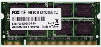 Модуль памяти SODIMM DDR2 2GB Foxline FL800D2S05-2G, FL800D2S5-2G