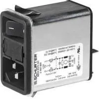 3-107-465, IEC фильтр, IP40, C14, 0.1 мкФ, 250 В AC, Стандартный, 1 А, Быстрое Соединение, 10 мГн