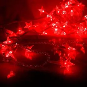 Гирлянда светодиодная Звездочки 20LED красн. 2.8м Neon-Night 303-034