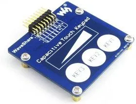 Capacitive Touch Keypad, Емкостная сенсорная клавиатура, 3 сенсорных клавиши и 1 линейный датчик касания
