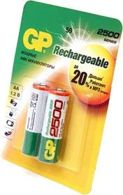 GP 250AAHC-BL2 HR6 BL2, Аккумулятор