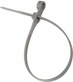 07-0204-3, Хомут-стяжкa нейлоновая под винт 220x4,3 мм, серая, упаковка 100 шт.