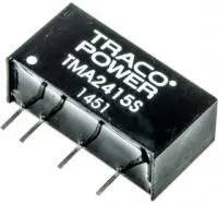 TMA 2415S, DC/DC преобразователь, 1Вт, вход 21.6-26.4В, выход 15,-15В/65мА