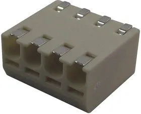 009276004021106, Разъем типа провод-плата, 18 AWG, 2.5 мм, 4 контакт(-ов), Гнездо, Серия 9276, Поверхностный Монтаж
