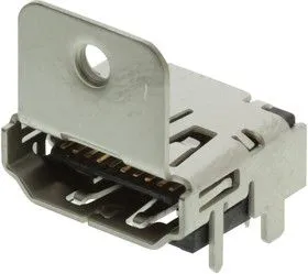 1746679-1, Разъем HDMI, типа A, 19 контакт(-ов), Гнездо, Монтаж на Печатную Плату