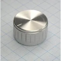 Ручка 30X17BL (серебро) d=6, на вал с насечкой