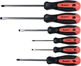 13351, Набор профессиональных отверток Fusion, CrV, 3-компонентная рукоятка antislip, 6 шт.