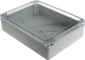 G2119С, Корпус для РЭА 200х150х55мм, пластик, с прозрачной крышкой