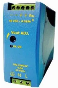 DRAN60-24A*(UPS), Блок питания, 27.2В,2.2А,60Вт, с функцией ИБП