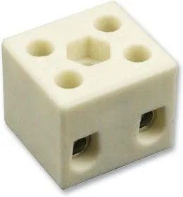 DESTB-1002, Клеммная колодка с перегородкой в панель, 57 А, 450 В, 2-полюсный, 1, Винт