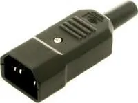 AS-413 (K2416) (AC-101), Евровилка сетевая на кабель (IEC 60320 C14)