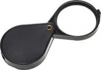 40521-60, Лупа STAYER STANDARD карманная складная, 6 кратное увеличение, диаметр линзы - 60мм