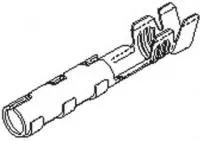 02-08-1102, Контакт, Claspcon 1881 Series, Гнездо, Обжим, 16 AWG, Контакты с Покрытием из Олова