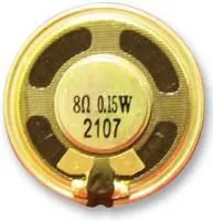 KDMG26008, Динамик, микро, динамический, 0.2Вт, 8Ом, 92дБ, 520Гц до 6.5кГц