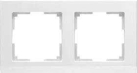 WL04-Frame-02-white / Рамка на 2 поста (белый)