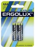 Элемент питания алкалиновый LR03 BL-2 1.5В Alkaline (блист.2шт) Ergolux 11743