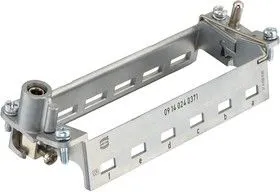 09140240371, Аксессуар разъема, 6 модулей, Рамка на шарнирах, 24B модулями серии Harting Han-Modular