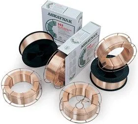 Проволока сварочная ASKAYNAK SG2 0.8мм Ф0.8мм 5кг, омедненная, катушка Ф200мм