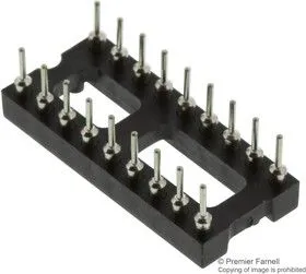 110-99-318-41-001000, DIP SOCKET, 18 POSITION, THROUGH HOLE VERTICAL