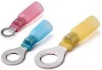 НКИ-Т 2.5-4, Наконечник кольцевой изолированный синий с термоусаживаемой манжетой