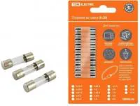 Плавкая вставка ВПТ6-12 4А 250 В, 520 (10 шт.), Предохранитель замедленного срабатывания (блистер)