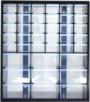 1-93-981, Органайзер для комплектующих 39 ячеек, 36.5 х 16 х 44.5 см