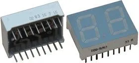 TOD-5263BMB-N, Индикатор синий 25.00х19.00мм общий анод