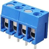 300-041-12, Клеммник винтовой, 4-контактный, 5мм, прямой