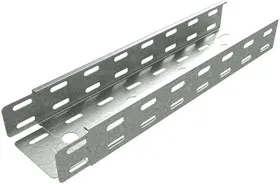 Лоток листовой перфорированный 100х50 L3000 сталь 0.7мм LP50х100х0.7 БЫСТРЫЙ МОНТАЖ КМ LO0604