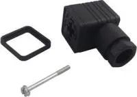 GDM2011.BLACK, Прямоугольный разъем питания, 2+E, 2 контакт(-ов), Монтаж на Кабель, Винт, Гнездо