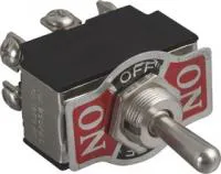 KN3(B)-223A-A3, Тумблер (ON)-OFF-(ON) (10A 250VAC) DPDT 6P