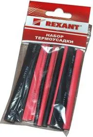 Набор трубок термоусадочных тонкостен. №6 (МАКСИМУМ) разноцвет. Rexant 29-0106
