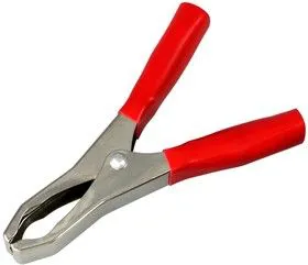 FD-1718 красный, Зажим крокодил 50А длина 98 мм