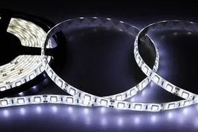 141-495, LED лента силикон, 10 мм, IP65, SMD 5050, 60 LED/m, 12 V, цвет свечения белый