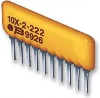 4610X-101-271LF, Фиксированный резистор цепи, 270 Ом, Серия 4610X, 9 элемент(-ов), Общая Шина, SIP, 10 вывод(-ов)