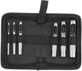 22949-H6, Набор ЗУБР Пробойники для кожи МАСТЕР, 3-12,5мм, 6 шт