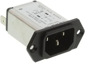 5110.1533.1, Разъем ввода питания, Серия 5110, Штекер, 250 В AC, 15 А, Монтаж в Панель, Быстрое Соединение