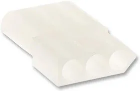 03-09-1032, Корпус разъема, уклоны с фрикционной фиксацией, Серия Standard .093, Гнездо, 3 вывод(-ов), 5.03 мм