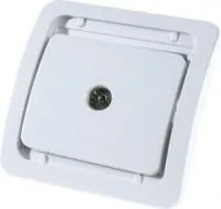 SV-54115-W, Розетка телевизионная одинарная, белая