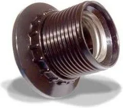 Патрон электрич. E27 Н10 с приж. кольц. карб. ГОСТ БЕЛ. ЦЕРКОВЬ Е27Н10РП-01