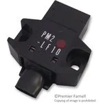 PM2LF10, Фотоэлектрический датчик, серия PM2, переднего считывания, 8мм, суживающийся, NPN, 5В до 24В DC