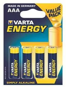 4103 (A286/LR03/AAA), Элемент питания алкалиновый ENERGY (4шт) 1.5В