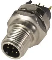 21033211831, SENSOR CONNECTOR, 8POS, PLUG, M12, PANEL