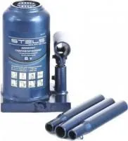 51117, Домкрат гидравлический бутылочный телескопический, 6 т, h подъема 170-420 мм