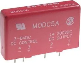 MODC5A, Модуль I/O, 3-8VDC, 1A/200VDC