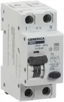 Выключатель автоматический диф. тока C16 30мА АВДТ 32 GENERICA ИЭК MAD25-5-016-C-30
