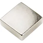 B 15х15х5, N35H, Магнит квадрат до 5.31 кг (покрытие Ni)