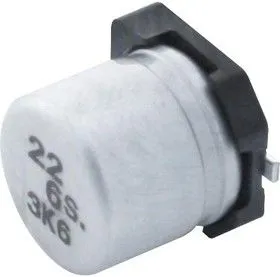 EEE1CA220NP, SMD электролитический конденсатор, биполярный, Radial Can - SMD, 22 мкФ, 16 В, Серия S