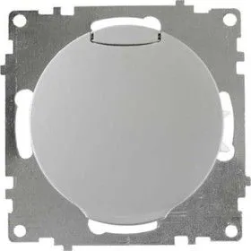 Механизм розетки 1-м СП с крышкой Florence с заземл сер. 1E10501302 OneKeyElectro 2172837